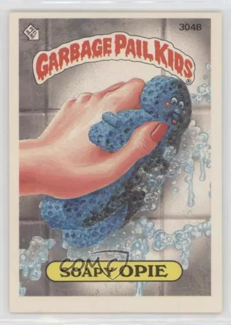 1987 Garbage Pail Kids Series 8 Soapy Opie (One Star Back Heather/Ben Comic) f6p