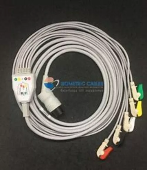 5 Lead BPL( Magna) ECG Monitoring Cable Compatible with Schiller Free Ship New