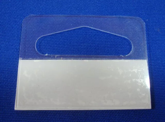 Slotted Hang Tab with Adhesive Slot Style (1-3/16") Merchandise Price Tags
