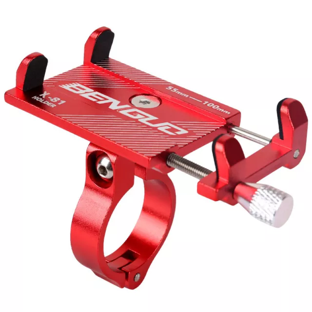 Bicycle Mobile Phone Holder Bike Bracket Handlebar Support Mount Aluminium Alloy 2