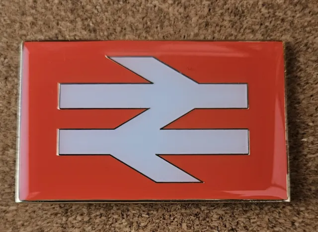 British Rail badge - Numbered 16 of 100 - 65x40mm - Nice Large Badge