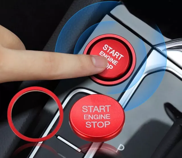 Auto-Motor-Start-Stopp-Knopf-Dekorationsaufkleber, für Audi A4 A5