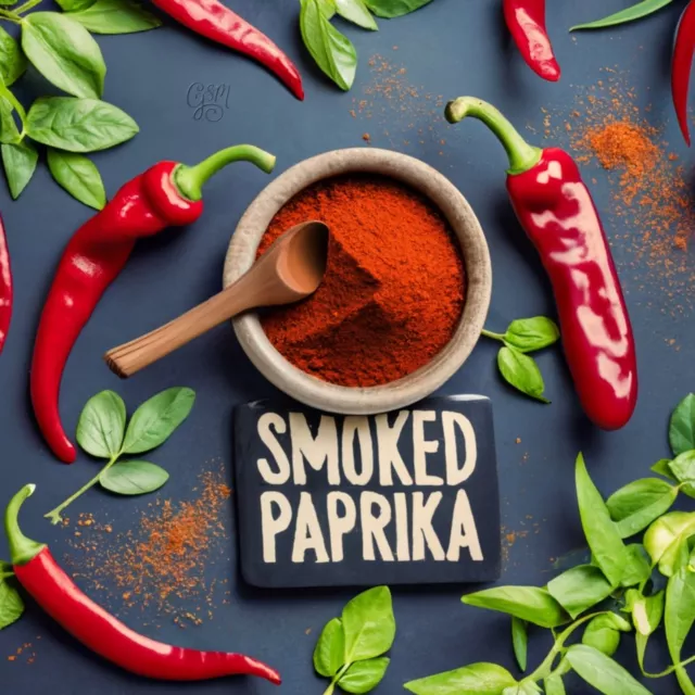 ORGANIC PAPRIKA Smoked Spanish 100% PURE & Natural Premium Quality NO FILLERS