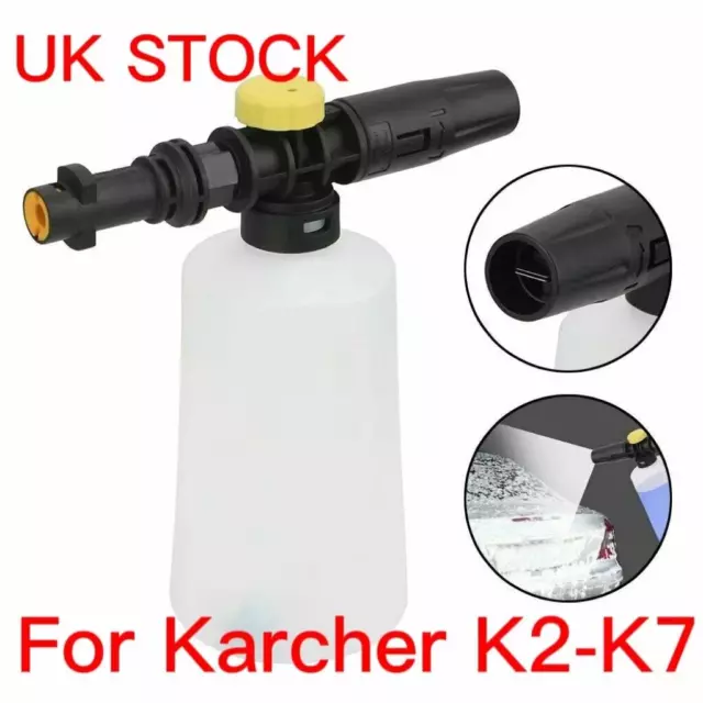 Snow Foam Lance Gun 750ml For Karcher Pressure Washer K2-K7 Car Cleaning Bottle