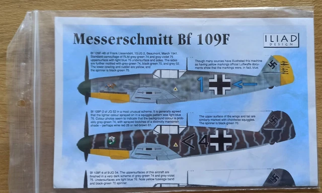 ICM 48102  MESSERSCHMITT Bf 109 F 2   1/48 3