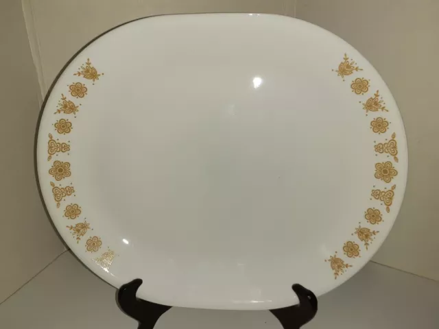 Vintage Corelle Butterfly Gold Serving Platter 12 1/4" x 10"