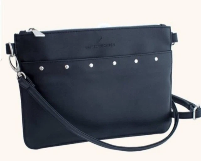 Daniel Hechter Paris Black Shoulder Crossbody Purse Bag Clutch NEW NWOT