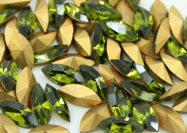 Swarovski 4200 - Navette Fancy Stone - 15 x 7mm - 6 pieces per pack - Vintage