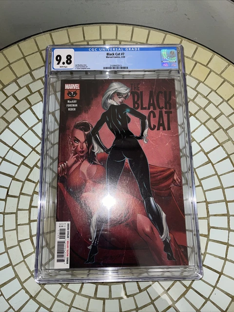 The Black Cat #7 CGC 9.8 J Scott Campbell VIRGIN Variant 2020