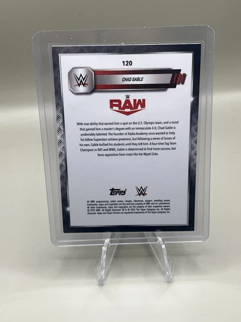 TOPPS CHROME SAPPHIRE WWE 2025 chad gable /75 green EUR 1,00 PicClick DE