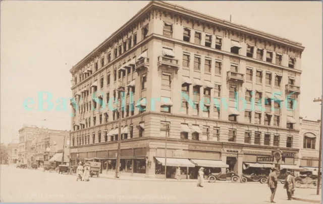 North Yakima Washington WA - MILLER BUILDING - RPPC Postcard