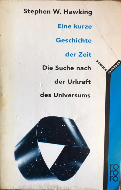Stephen W. Hawking - Eine Kurze Geschichte Der Zeit (Rowohlt, 1996, Taschenbuch