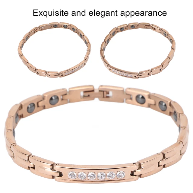 Bracelet Magnétique Cadeau 'anniversaire En Acier Au Titane Résistant