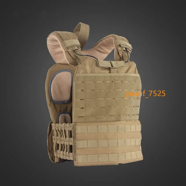 Adjustable Tactical Weight Bearing Training Vest Laser Cut MOLLE Hunting Vest