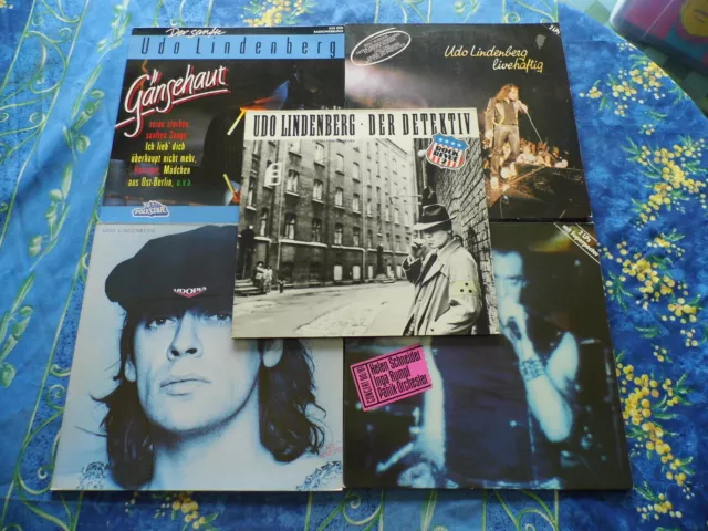 UDO LINDENBERG ♫ Sammlung mit Poster ♫ RARE LP