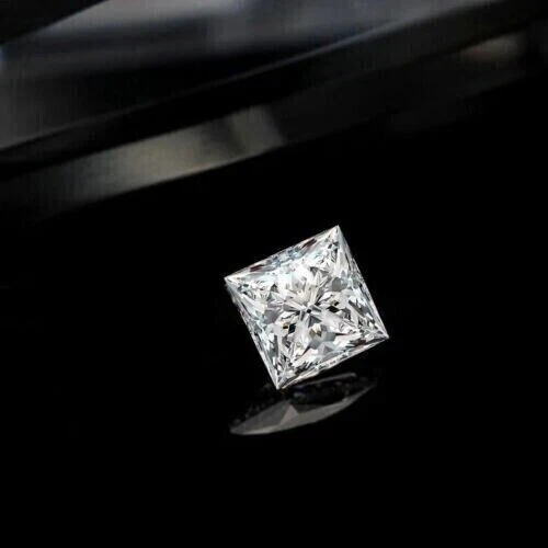 1.15 Ct Natural White Diamond Square cut VVS1 D Grade GDGL CERTIFIED D1