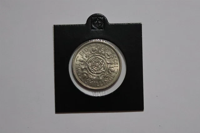 🧭 🇬🇧 Uk Gb Florin 1953 High Grade Qeii B54 #14 Car