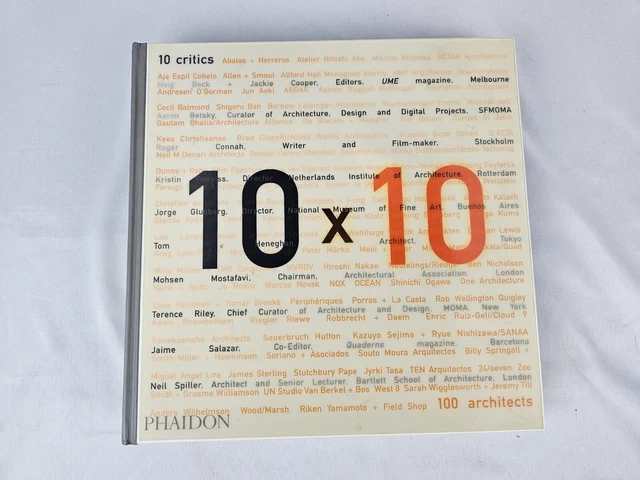 10X10: 10 CRITICS, 100 architects - stunning Phaidon architecture