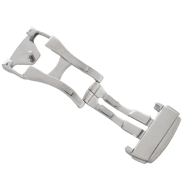 Boucle pour bracelet de montre en inox - NICKELÉ | Deco Cuir