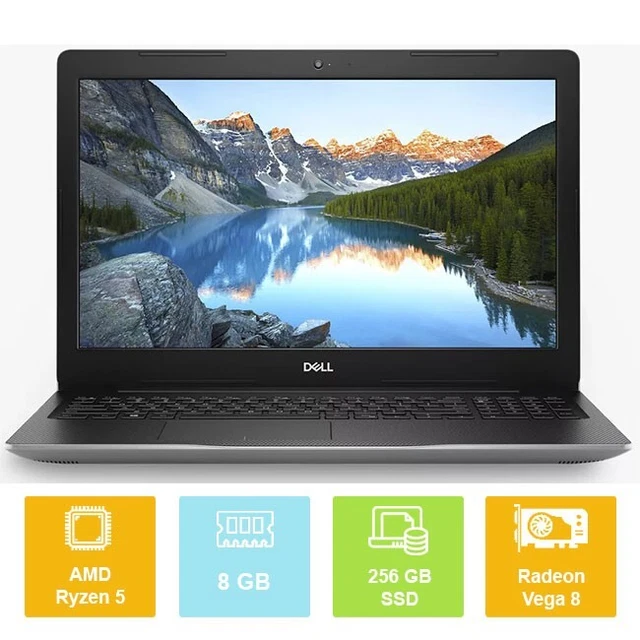 15.6& DELL INSPIRON 15 3538, AMD Ryzen 5 up to 3.60GHz, 8GB, 256GB SSD ...