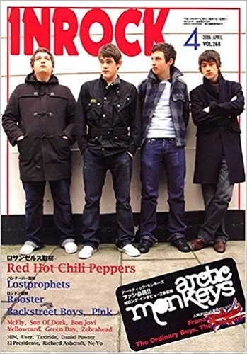 INROCK Apr 2006 4 Japan Music Magazine Arctic Monkeys Red Hot Chili Peppers