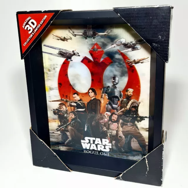 Piramide 3D Lenticolari Immagine 20x25cm Star Wars Rogue One First Order &