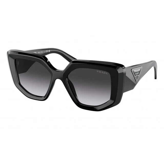New Authentic PRADA PR14ZS 1AB09S Black/Grey Gradient 50-18-140