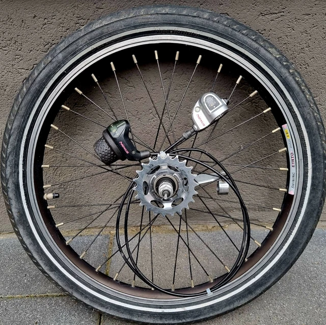 Hinterrad 20zoll Nexus SG- 3C41 schwarz mit Drehgriffschalter.