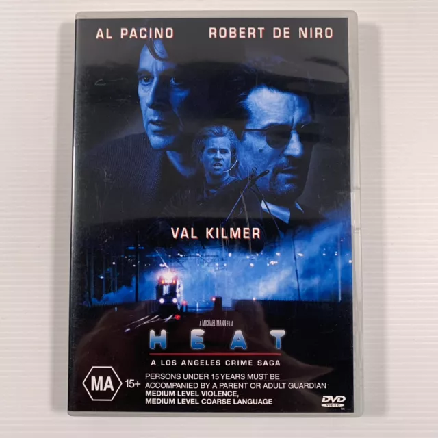 Heat (DVD, 1995) Al Pacino, Robert De Niro, Val Kilmer Region 4