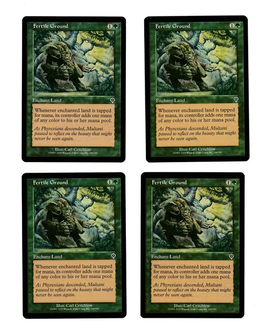 4 X SOL fertile EX Invasion Mtg Magic EDH 4 x 4 EUR 2,18 PicClick FR