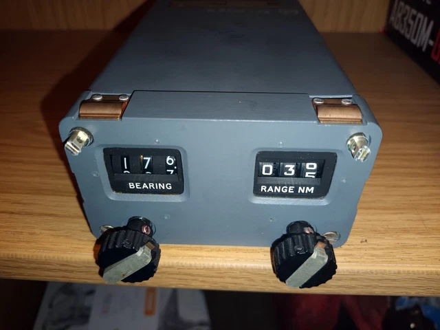 POST WW2 1970S RAF Lightning Tacan Offset computer Aircraft Cockpit ...