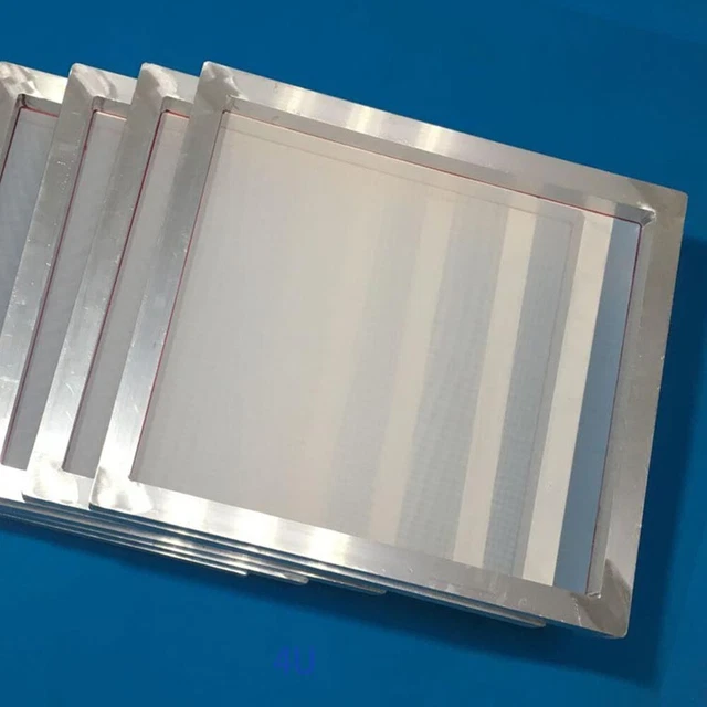 P10 Pieces 9 x 14 " Aluminum Silk Screen Printing Frames with 110 White Mesh
