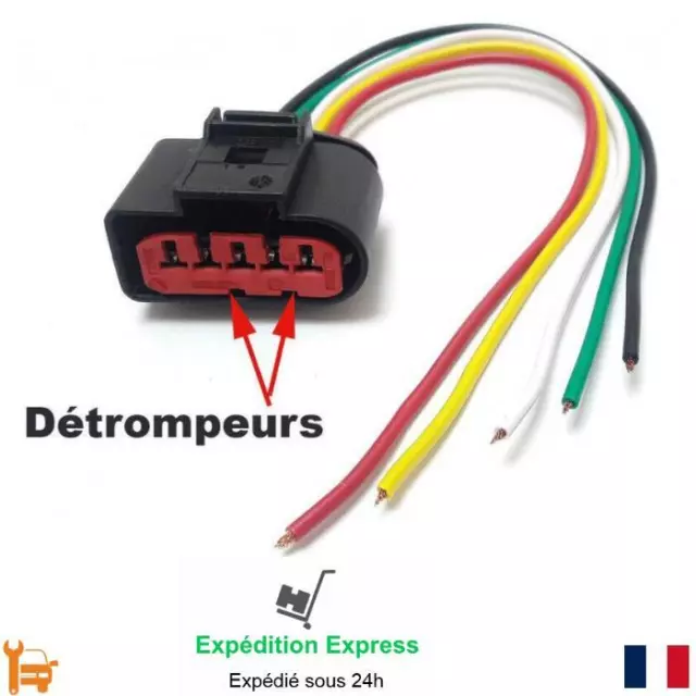 KIT REPARATION CONNECTEUR DEBIMETRE Prevu pour A2 A4  A6 A8 TT 1J0973775A