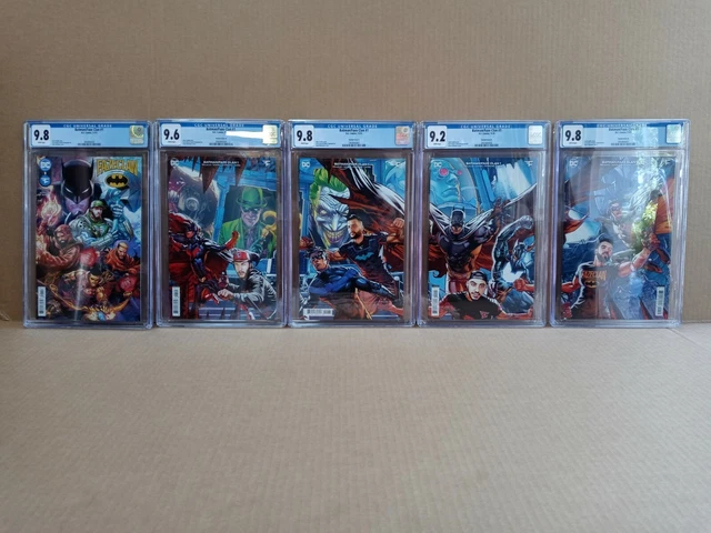 Batman Faze Clan 1 CGC 9.8 9.6 9.2 Connecting lot of 5 Variants 1st Print Joker