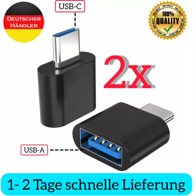 USB C auf USB A Adapter 3.0 OTG USB-Stick Samsung Xiaomi MacBook Buchse