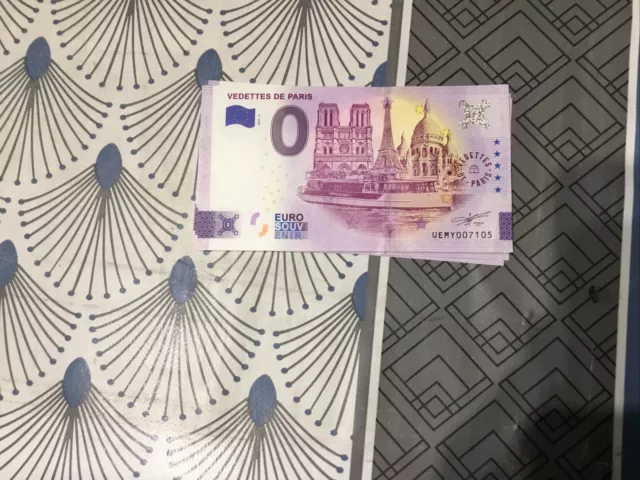 billet touristique souvenir 0 euro 2023