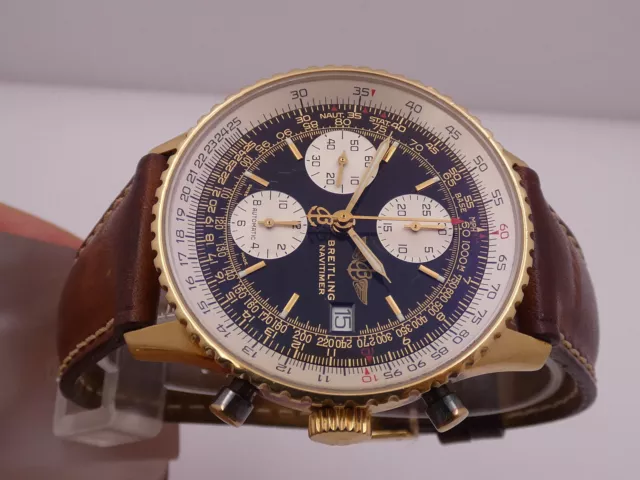 Breitling Old Navitimer K13322 Chronometer Oro 18 Kt Full Set '2001 Top Orologio 3