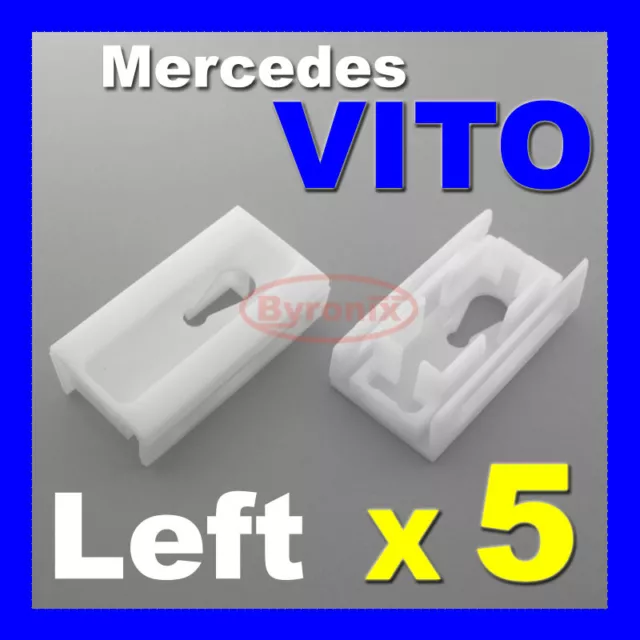 Mercedes Vito W638 V Class Front Windscreen A Pillar Left Side Trim Clips 638 X5