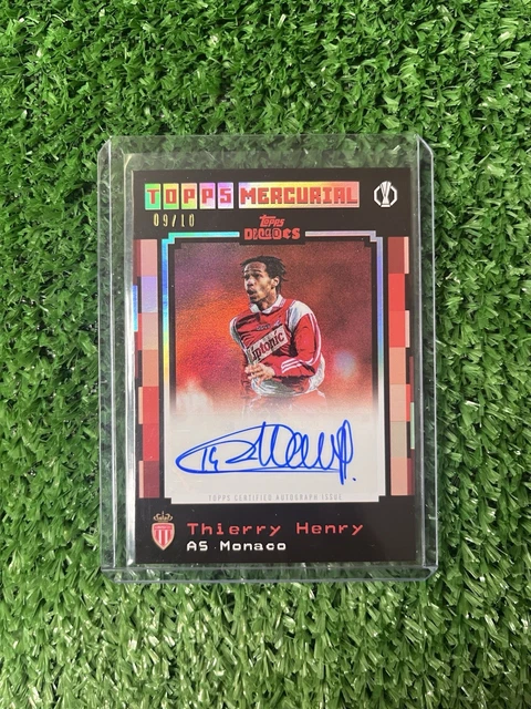 THIERRY HENRY ROOKIE CARD - ONZE MONDIAL - AS MONACO