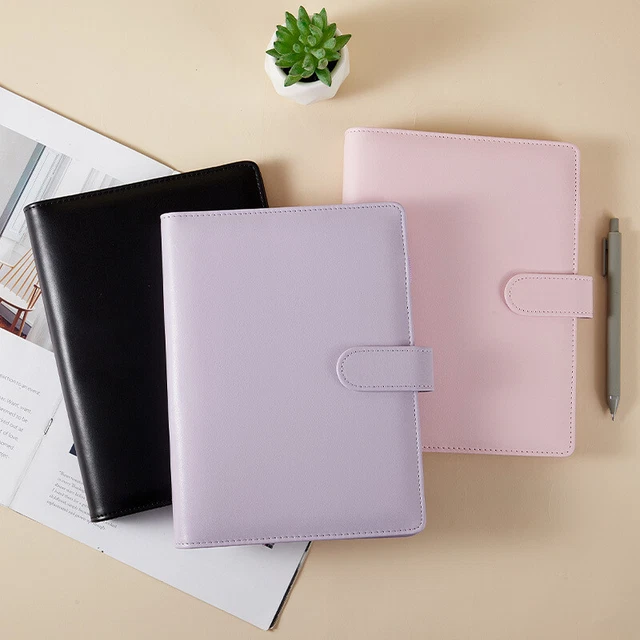 A5 LOOSE LEAF Ring Binder Notebook Weekly Monthly Planner Diary