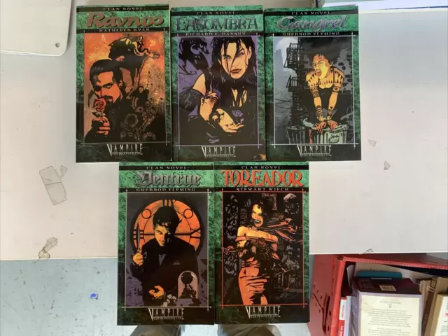 Lot of 15 Vampire the Masquerade Clan Novels 1-13 + Anthology Paperback  Gehenna