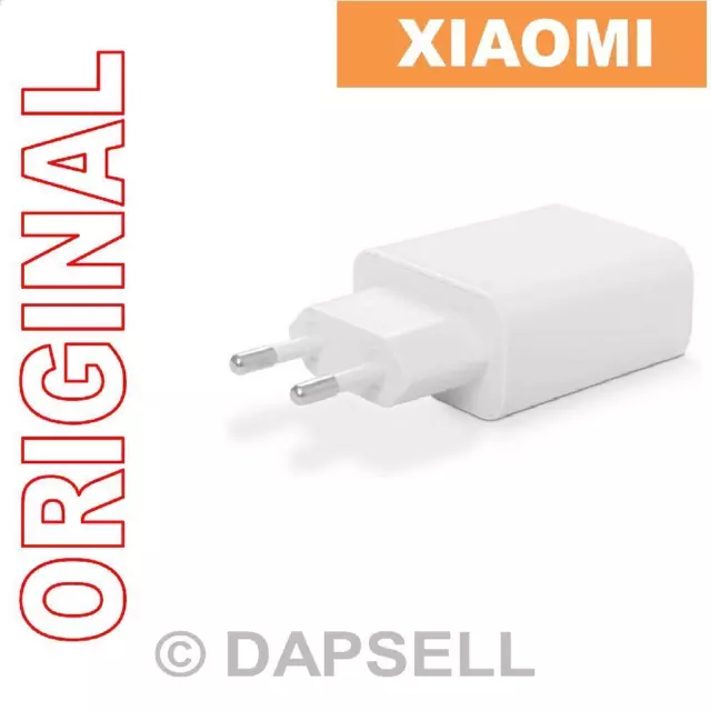 Xiaomi Caricabatterie Casa Ricambio Originale Usb Mdy-11-ez 33w White smartphone