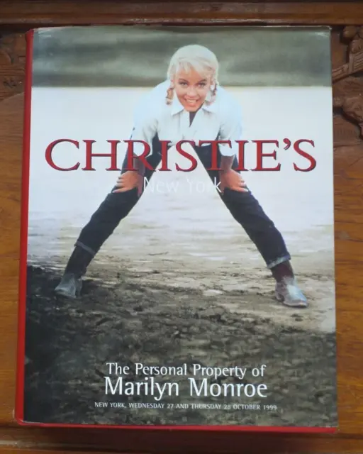The Personal Property Of Marilyn Monroe Christie's Auction 1999 Hardback Book