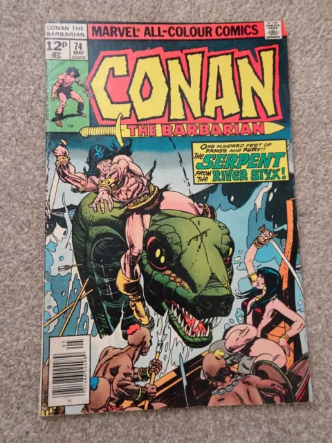 Conan The Barbarian Number No.74 May 1977 Comic In Good Condition