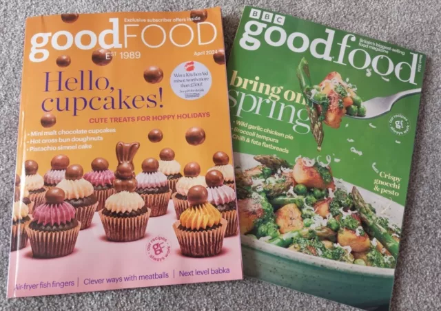 BBC Good Food Magazine X2  subscriber Editions  MARCH  & APRIL  2024 NEW