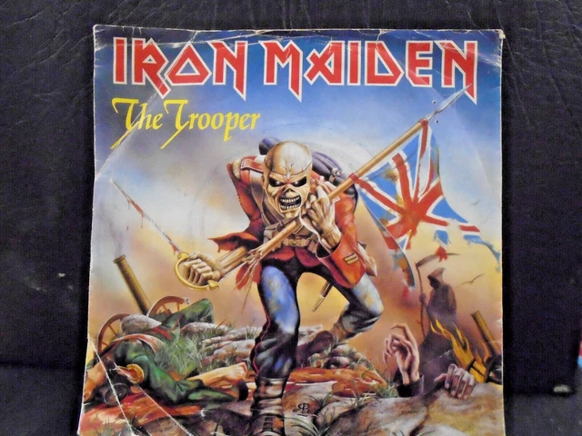 IRON MAIDEN " THE TROOPER " EX+ COND. IN Or. PIC SL.