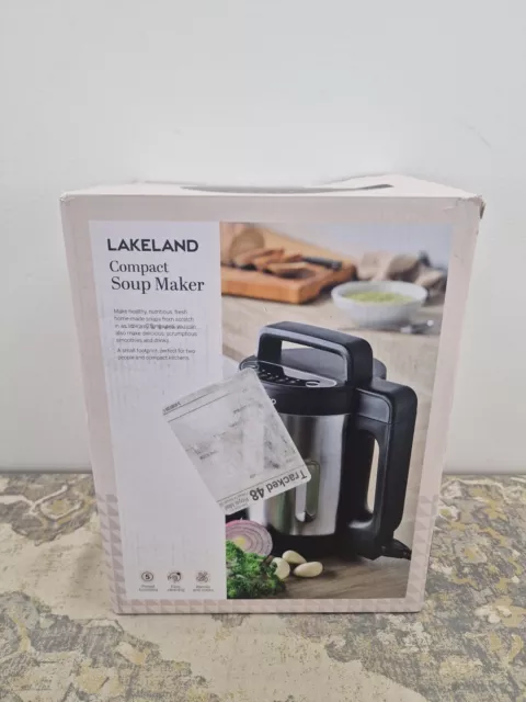 Lakeland 27213 Compact Soup Maker Jug Style Smoothie Maker 1L 930w Silver - C31