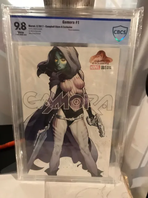 Marvel Gamora #1 J. Scott Campbell Store Exclusive Variant Cover 'A' CBCS 9.8
