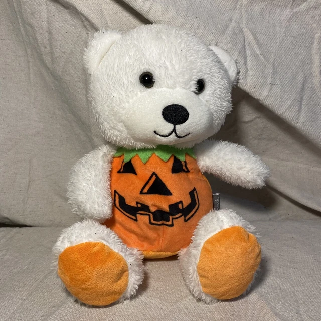 HALLMARK PUMPKIN TEDDY Bear Plush Halloween JackoLantern Stuffed
