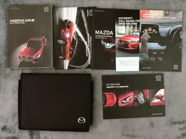Genuine Mazda Cx-5 2017-2021 Owners Manual Handbook Wallet Pack A-308